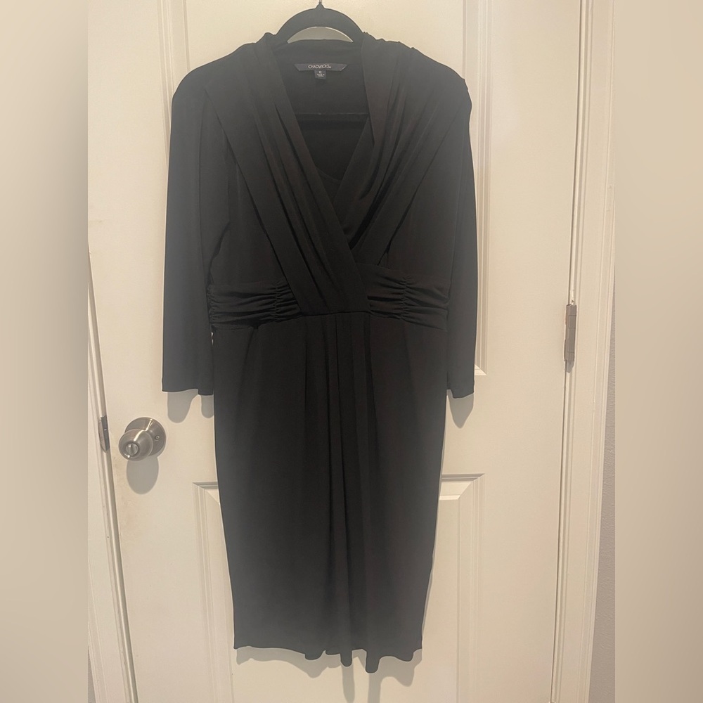 Chadwicks Black Long Sleeve Dress